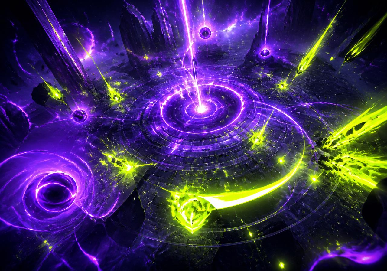 In-game action scene with dynamic lighting